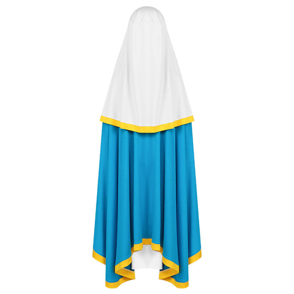Kinder Die Jungfrau Maria cosplay Kostüm Outfits Halloween Karneval Anzug