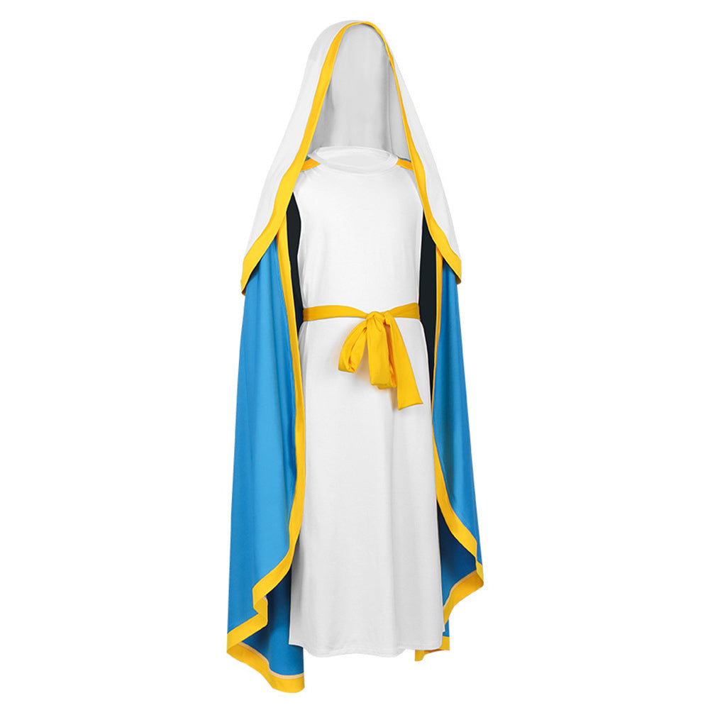 Kinder Die Jungfrau Maria cosplay Kostüm Outfits Halloween Karneval Anzug