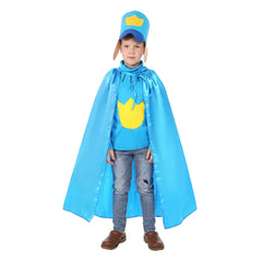 Kinder Dog Man Blau Cosplay-Kostüm für Halloween, Karneval oder Partys