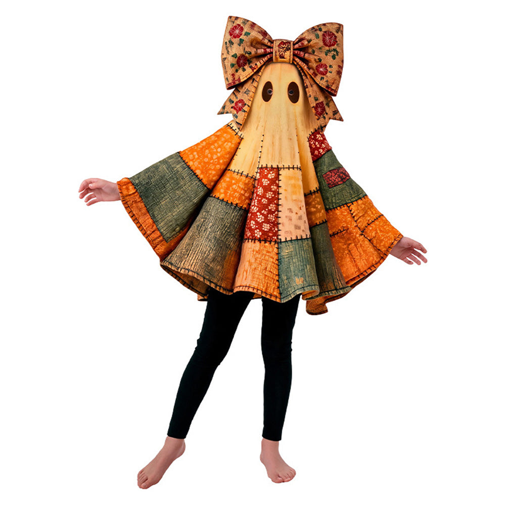 Kinder Erwachsene Cosplay-Kostüm Halloween Karneval Party-Outfit Geisterumhang