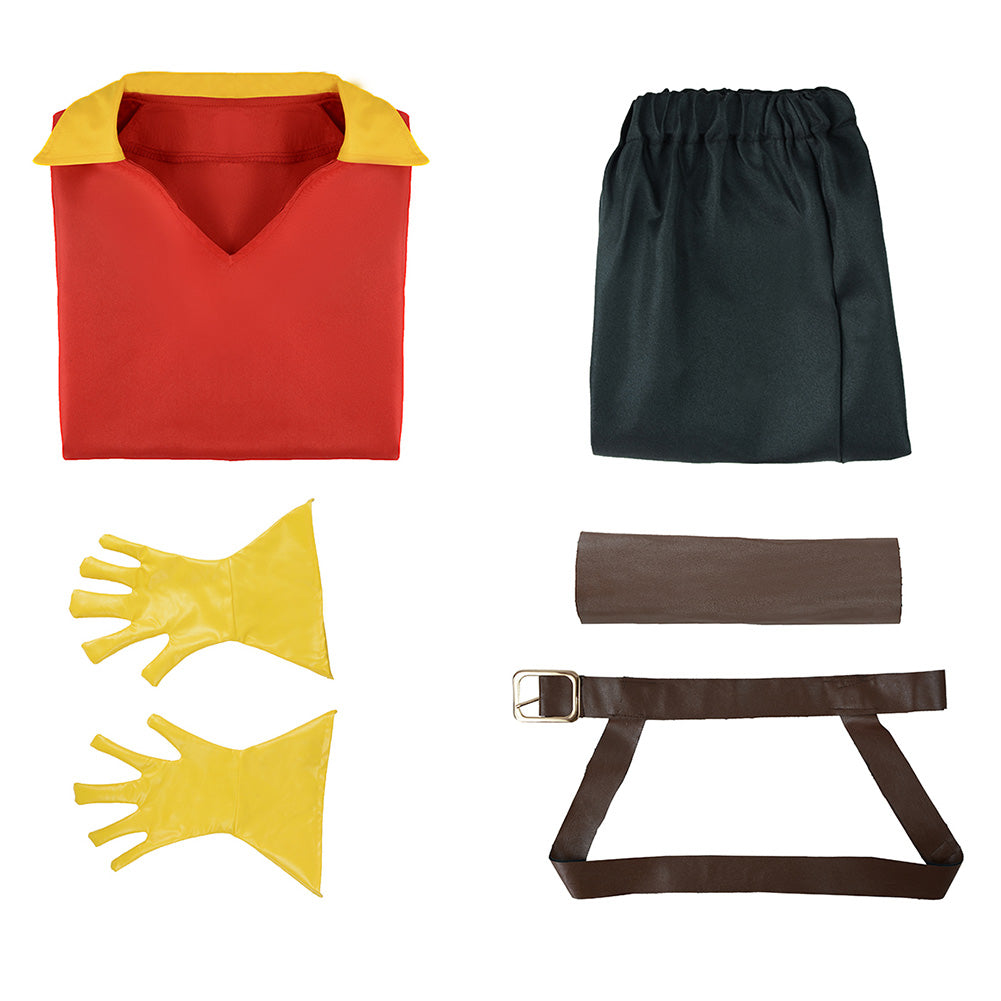 Kinder Gaston Cosplay Kostüm Outfits Halloween Karneval Anzug