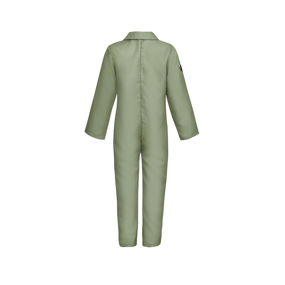 Kinder Ghostbusters grün Jumpsuit Cosplay Kostüm Halloween Karneval Party Anzug