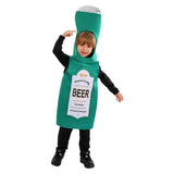 Kinder grün Oktoberfest Weinflasche Rollenspiel Kostüm Cosplay Kostüm Outfits Halloween Karneval Anzug  ﻿