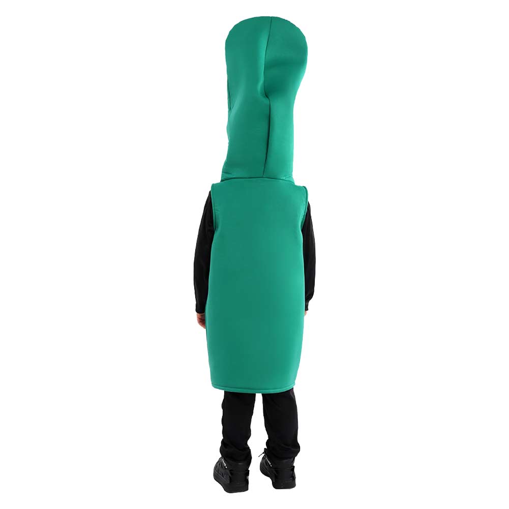 Kinder grün Oktoberfest Weinflasche Rollenspiel Kostüm Cosplay Kostüm Outfits Halloween Karneval Anzug  ﻿
