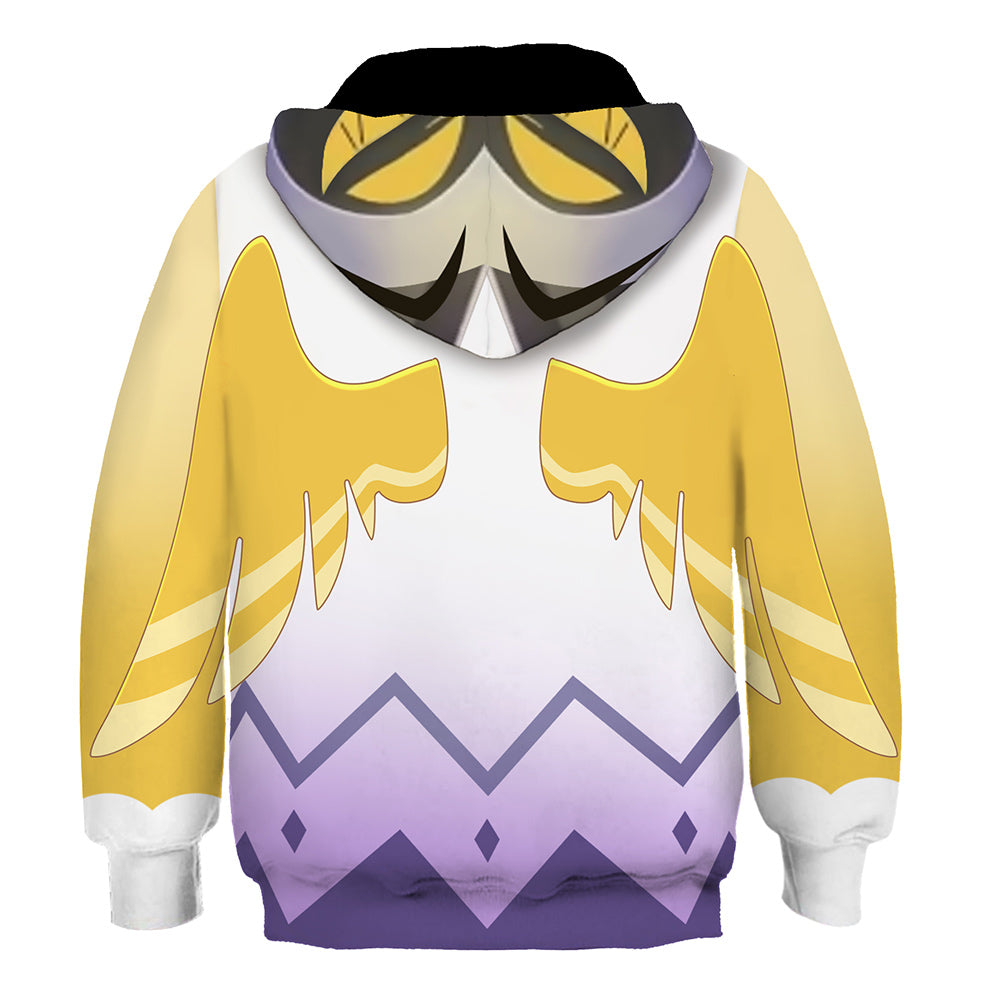 Kinder Hazbin Hotel adam Cosplay Hoodie 3D Druck Sweatshirt mit Kapuze Streetwear Pullover
