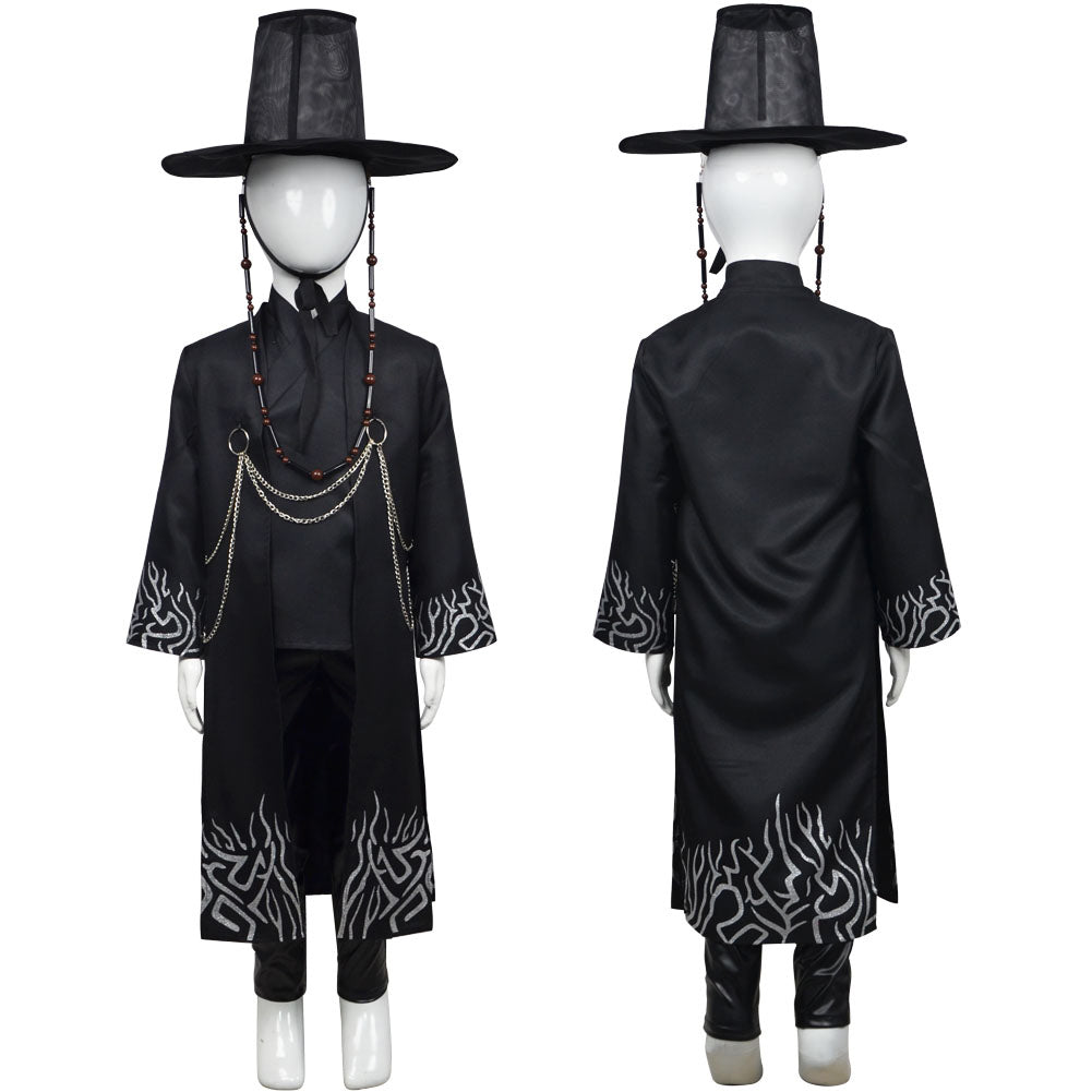 Kinder Jinu Kpop Demon Hunters Cosplay Kostüm Halloween Karneval Party Anzug 