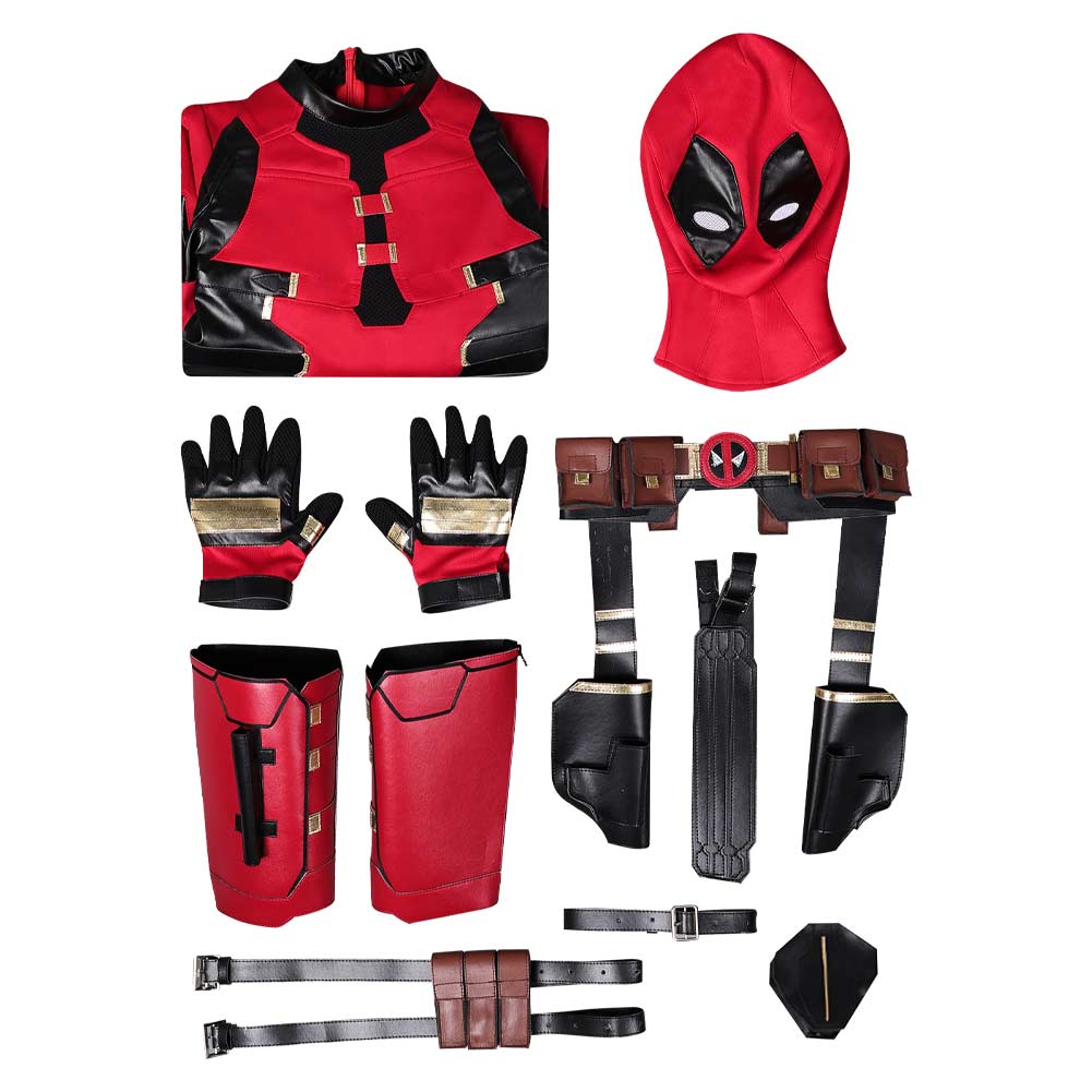 Kinder Jumpsuit Cosplay Kostüm Outfits Halloween Karneval Anzug cos Wade Deadpool Dead