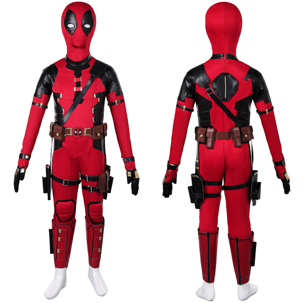 Kinder Jumpsuit Cosplay Kostüm Outfits Halloween Karneval Anzug cos Wade Deadpool Dead