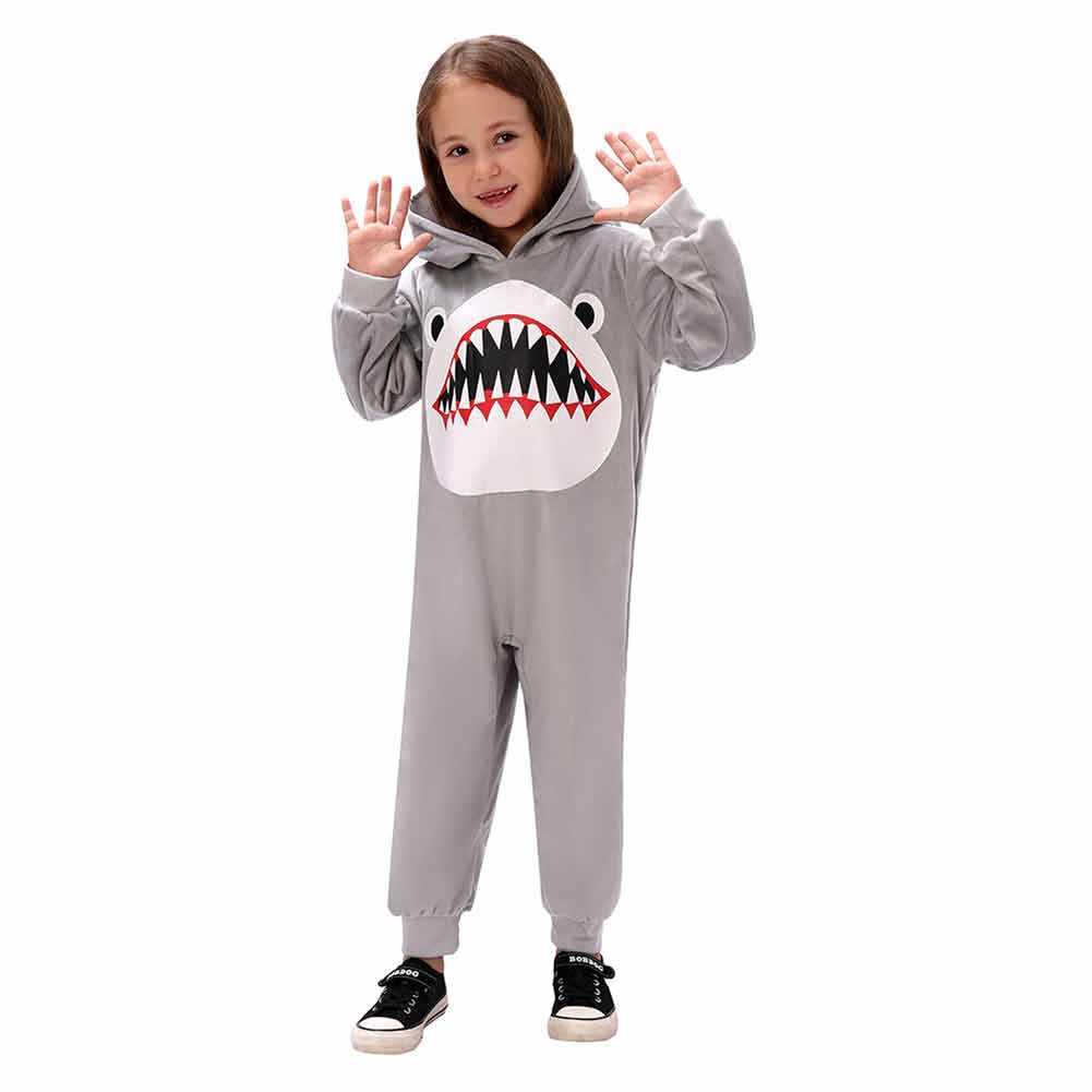 Lustiger Skelett-Jumpsuit Für Kinder - Kuscheliges Halloween-Kostüm