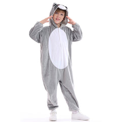 Kinder Jumpsuit Waschbär Cosplay Kostüm Outfits Halloween Karneval Anzug