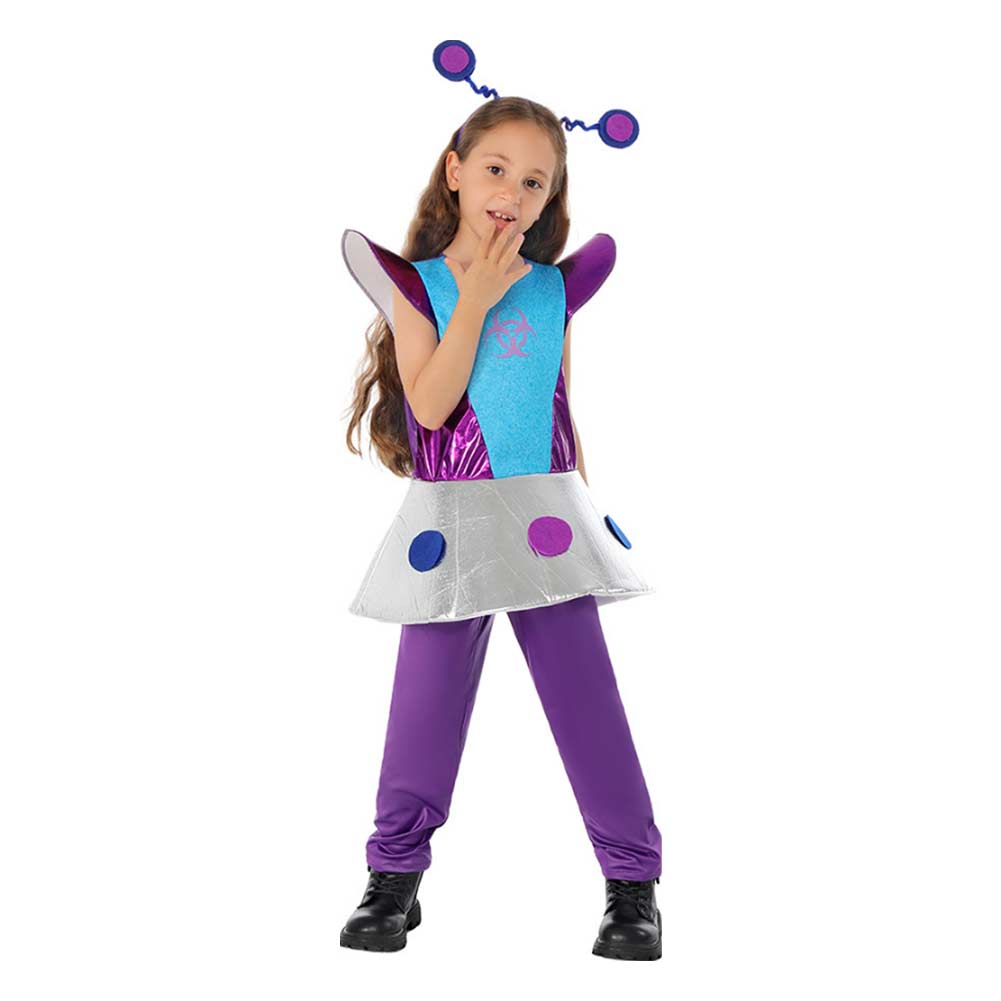 Kinder Kostüm für Aliens Cosplay Kostüm Halloween Karneval Party Anzug