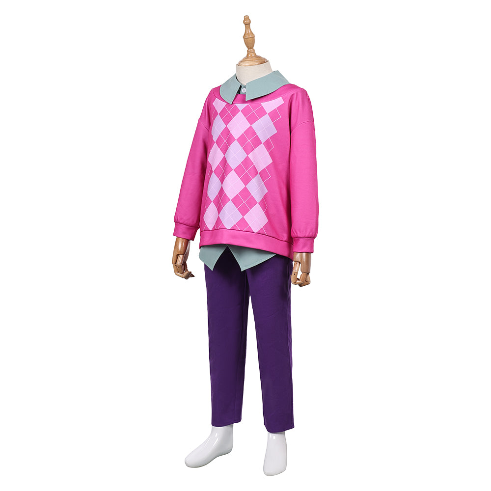 Kinder Kpop Demon Hunters Saja Boys Baby Saja rosa Cosplay Outfits