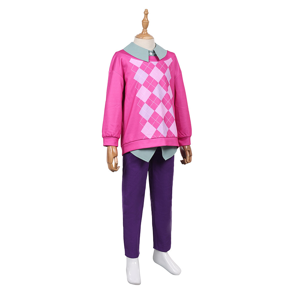 Kinder Kpop Demon Hunters Saja Boys Baby Saja rosa Cosplay Outfits