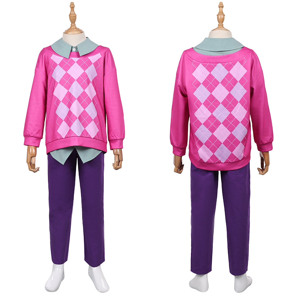 Kinder Kpop Demon Hunters Saja Boys Baby Saja rosa Cosplay Outfits