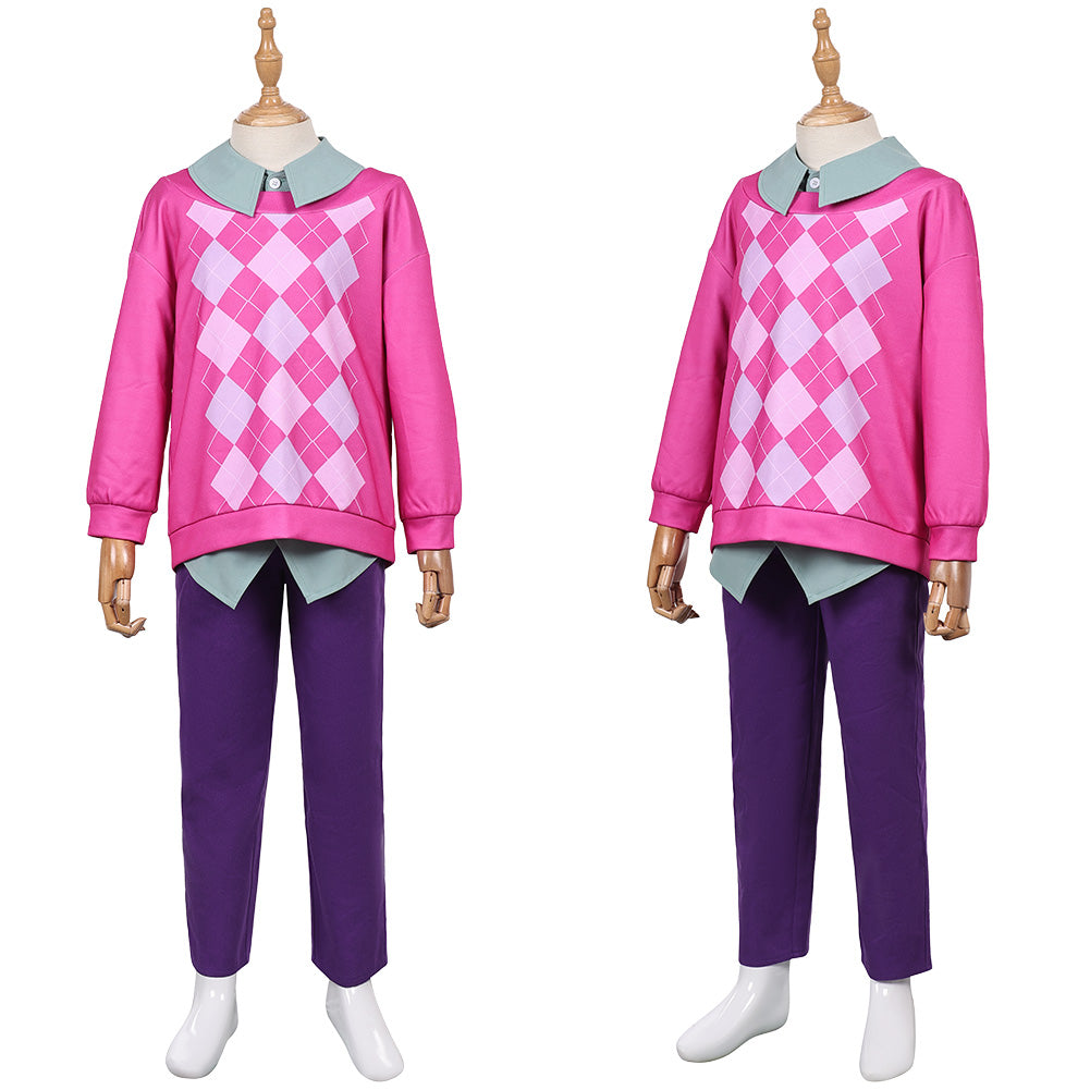 Kinder Kpop Demon Hunters Saja Boys Baby Saja rosa Cosplay Outfits
