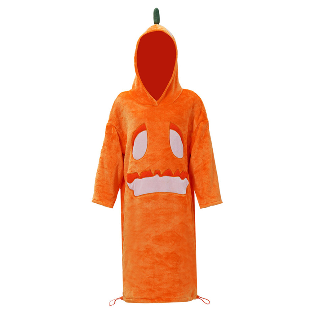 Kinder Kürbiskostüm orange Pyjama Halloween Karenval Mottoparty Outfit