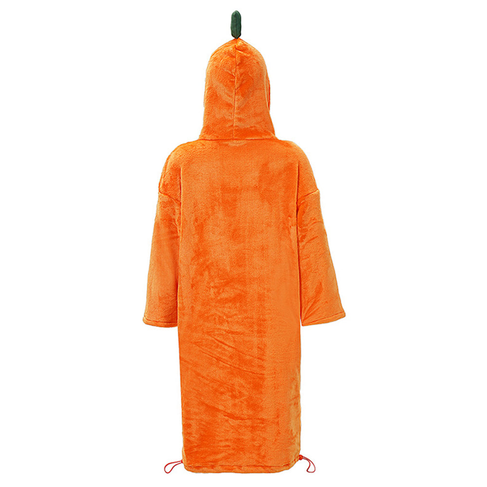 Kinder Kürbiskostüm orange Pyjama Halloween Karenval Mottoparty Outfit