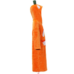 Kinder Kürbiskostüm orange Pyjama Halloween Karenval Mottoparty Outfit