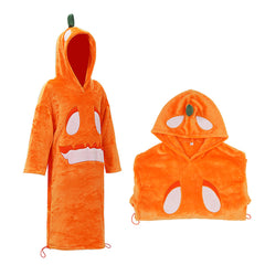 Kinder Kürbiskostüm orange Pyjama Halloween Karenval Mottoparty Outfit