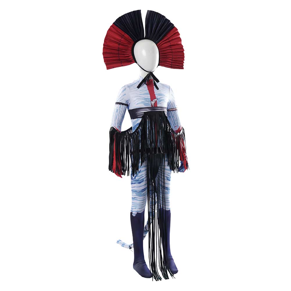 Kinder Mädchen Avatar‌ Varang Avatar: Fire and Ash Cosplay-Kostüm Halloween Karneval und Partys