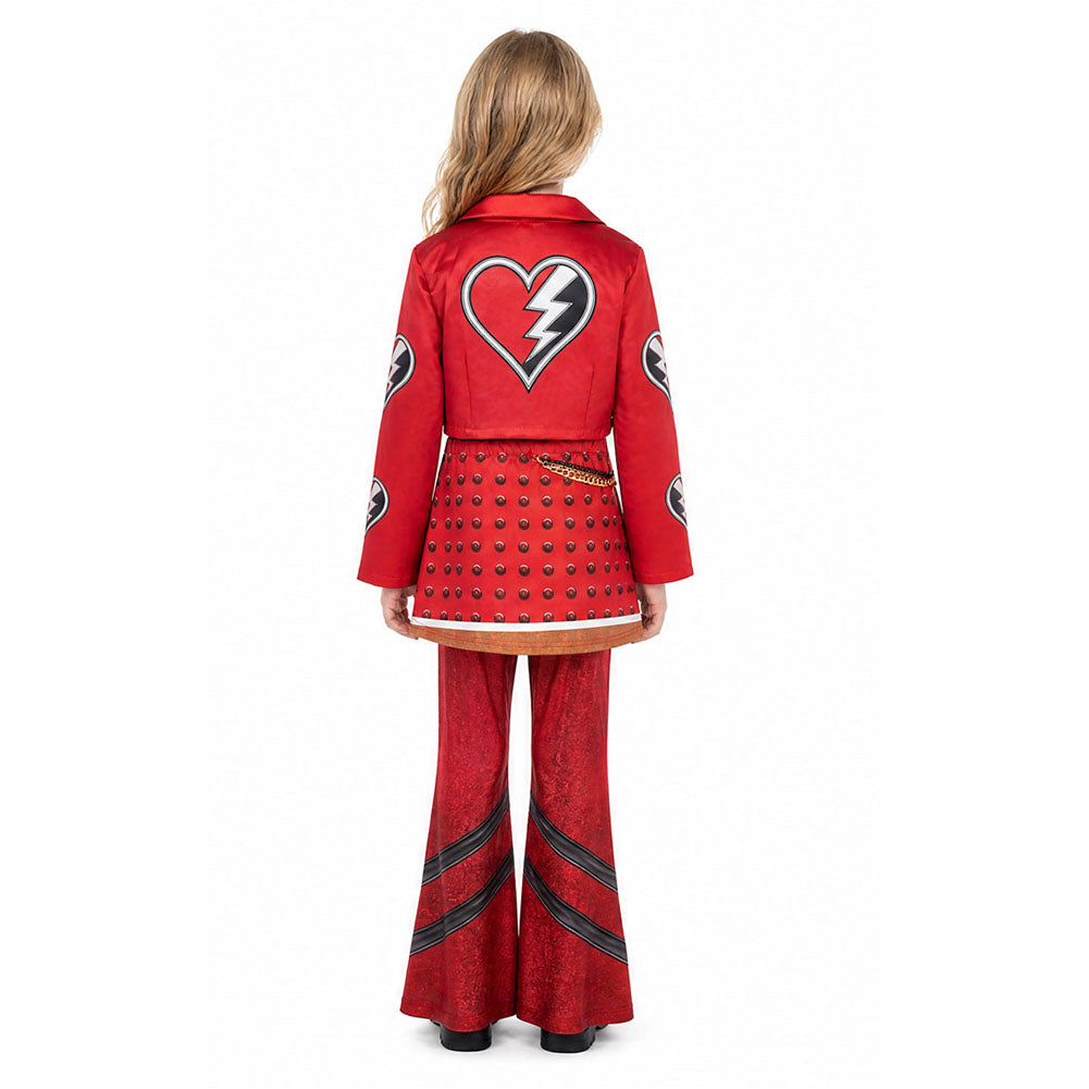 Kinder Mädchen Cosplay-Kostüm für Halloween, Karneval und Partys Descendants Wicked Wonderland Red