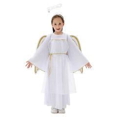 Kinder Mädchen Engel Cosplay Bühne Performance Cosplay Kostüm Halloween Karneval Party Anzug