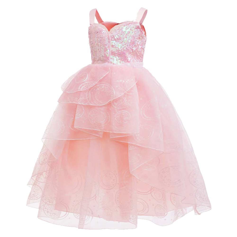 Kinder Mädchen Glinda Kleid Rosa Kostüm Halloween Karneval Party Ausrüstung