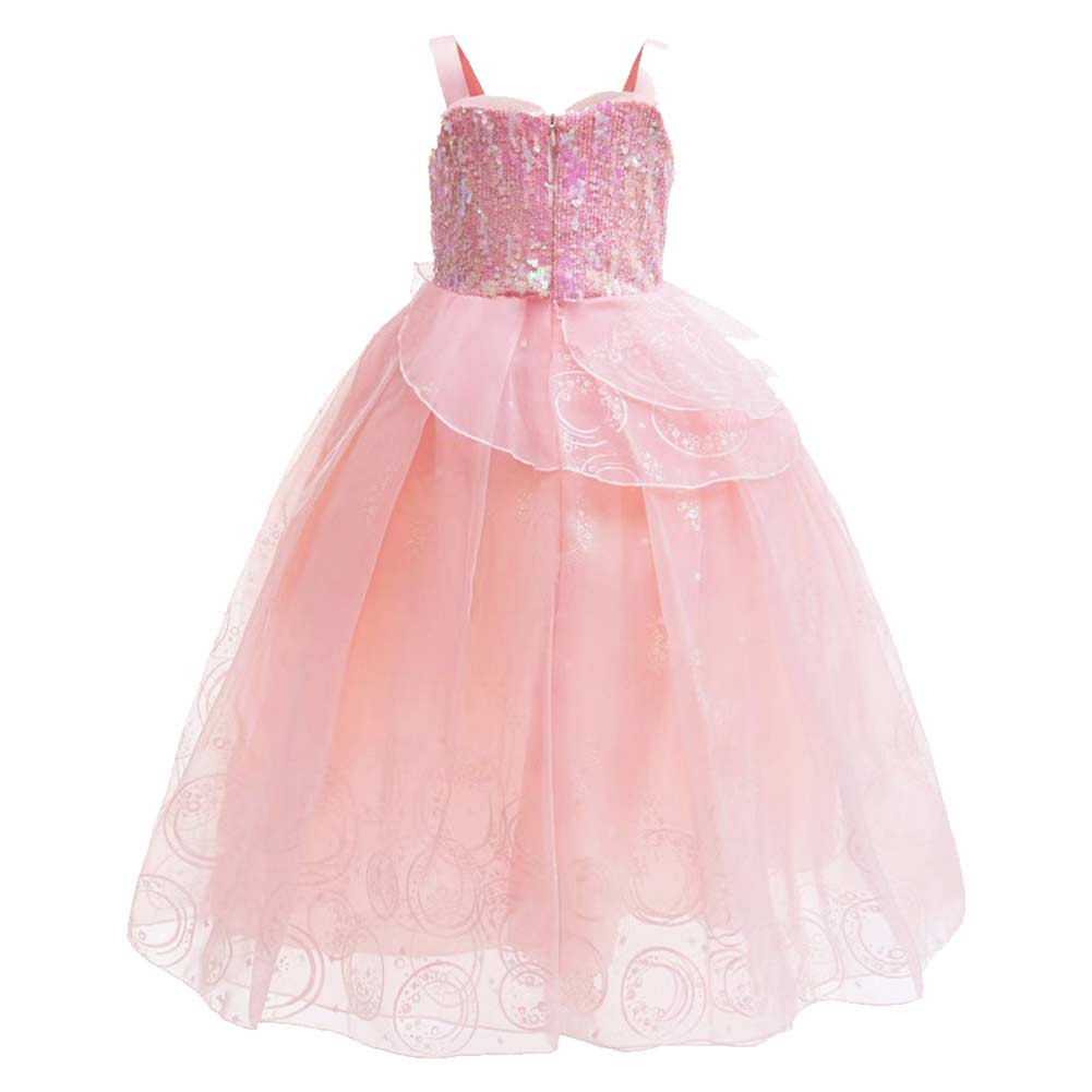 Kinder Mädchen Glinda Kleid Rosa Kostüm Halloween Karneval Party Ausrüstung