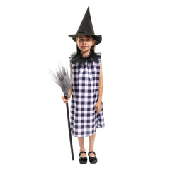 Kinder Mädchen Hexe Cosplay Kostüm Outfits Halloween Karneval Anzug