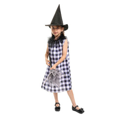 Kinder Mädchen Hexe Cosplay Kostüm Outfits Halloween Karneval Anzug