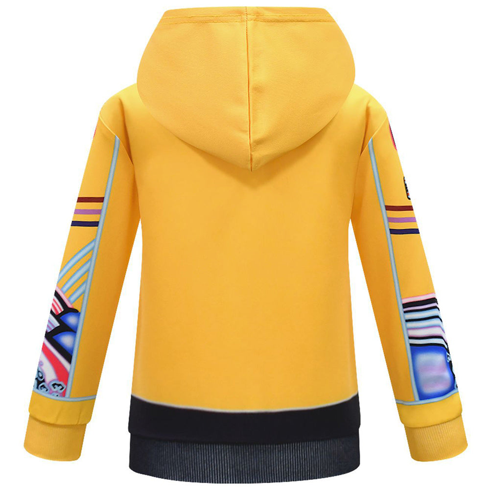 Kinder Mädchen Huntrix Kpop Demon Hunters Rumi Cosplay Hoodie 3D Druck Kinder Sweatshirt
