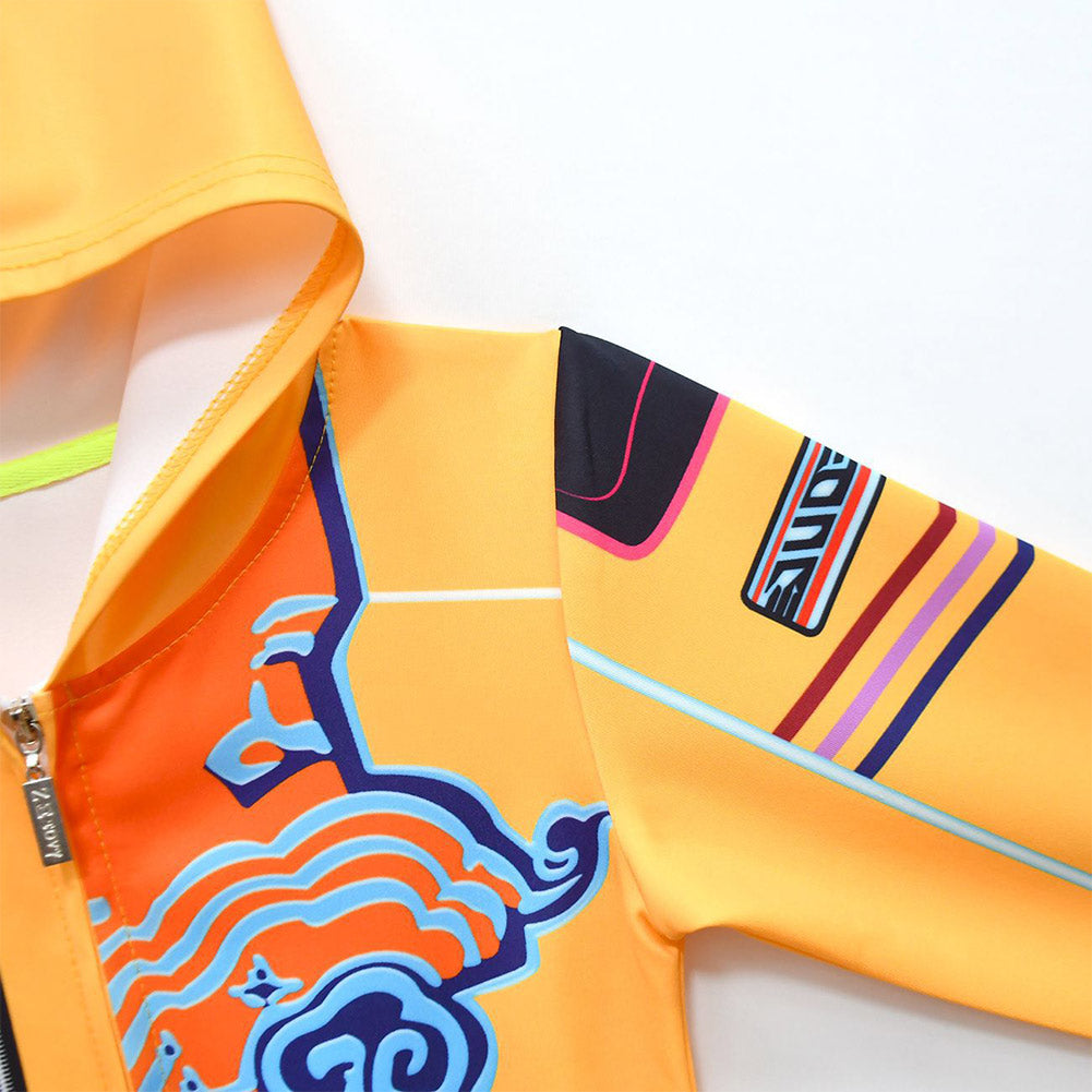 Kinder Mädchen Huntrix Kpop Demon Hunters Rumi Cosplay Hoodie 3D Druck Kinder Sweatshirt