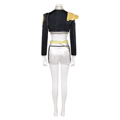 Kinder Mädchen Huntrix Kpop Demon Hunters Rumi CosplayKostüm Halloween Karneval Party Anzug