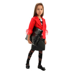 Kinder Mädchen Joker Harley Quinn Cosplay Kostüm Outfits Halloween Karneval Anzug