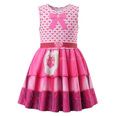 Kinder Mädchen Kleid Cosplay-Kostüm für Halloween, Karneval und Partys Descendants Rosa