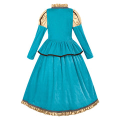 Kinder Mädchen Kleid Cosplay Kostüm Mittelalterliches schottisches Prinzessinnenkleid Halloween Karnevalsparty