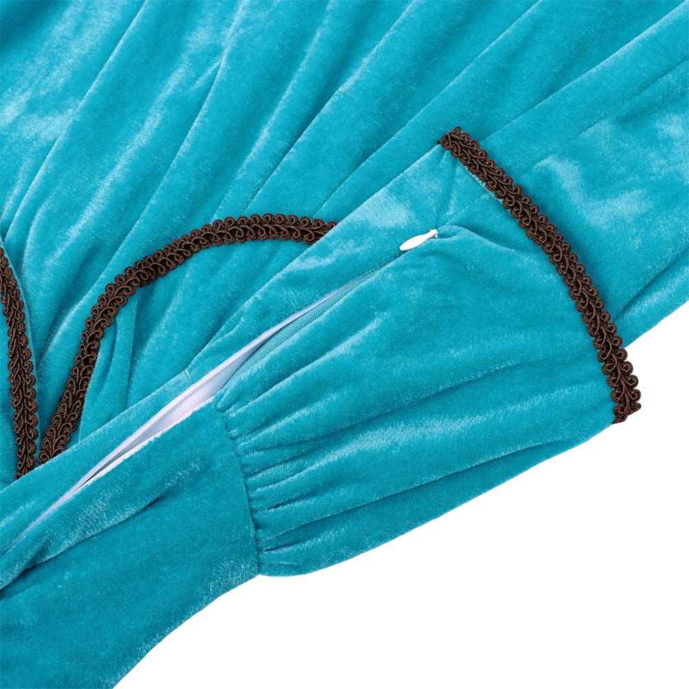 Kinder Mädchen Kleid Cosplay Kostüm Mittelalterliches schottisches Prinzessinnenkleid Halloween Karnevalsparty