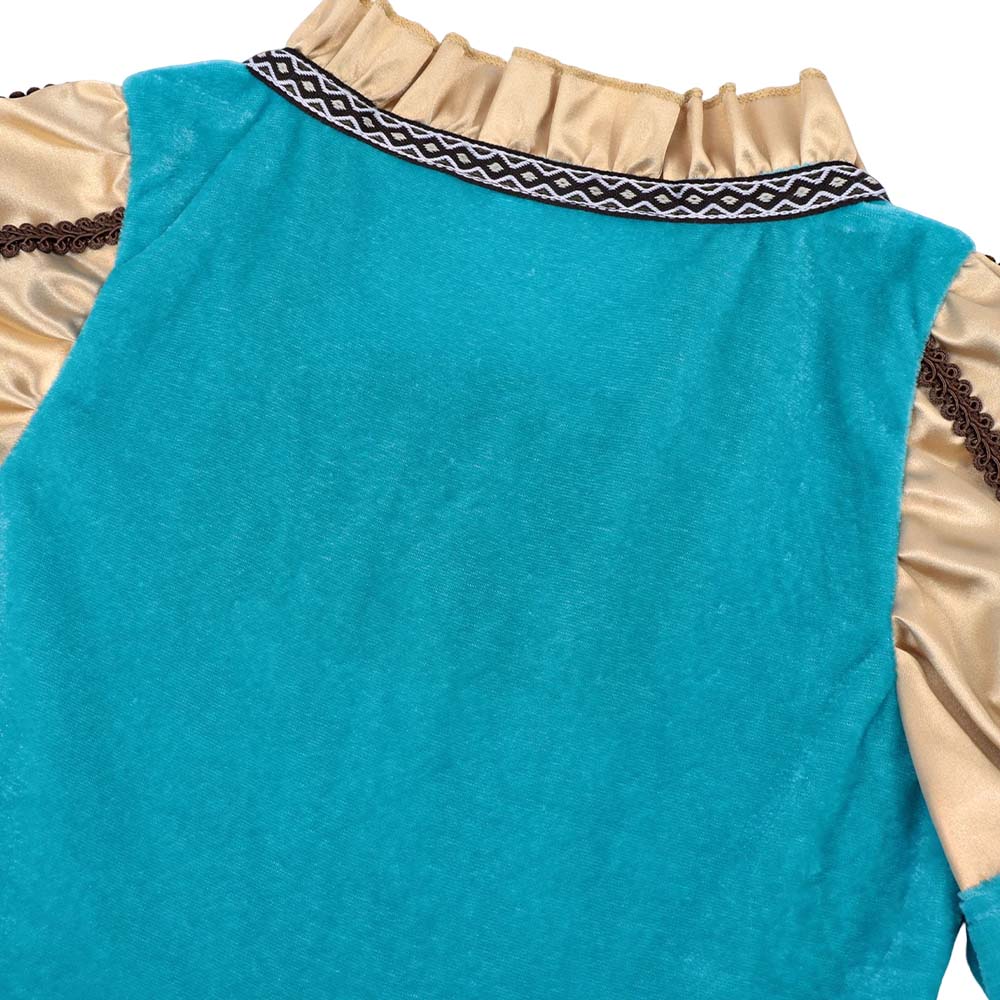 Kinder Mädchen Kleid Cosplay Kostüm Mittelalterliches schottisches Prinzessinnenkleid Halloween Karnevalsparty