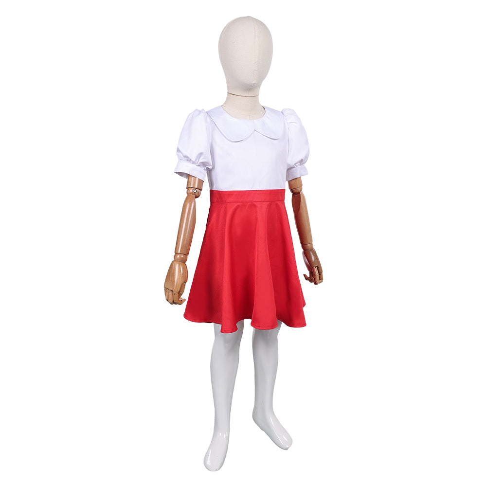 Kinder Mädchen Kleid Das doppelte Lottchen Lottie Cosplay Kostüm Halloween Karneval Party