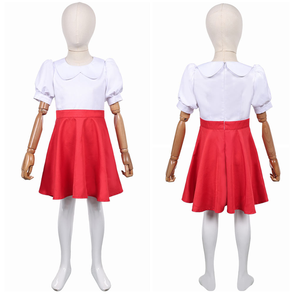 Kinder Mädchen Kleid Das doppelte Lottchen Lottie Cosplay Kostüm Halloween Karneval Party