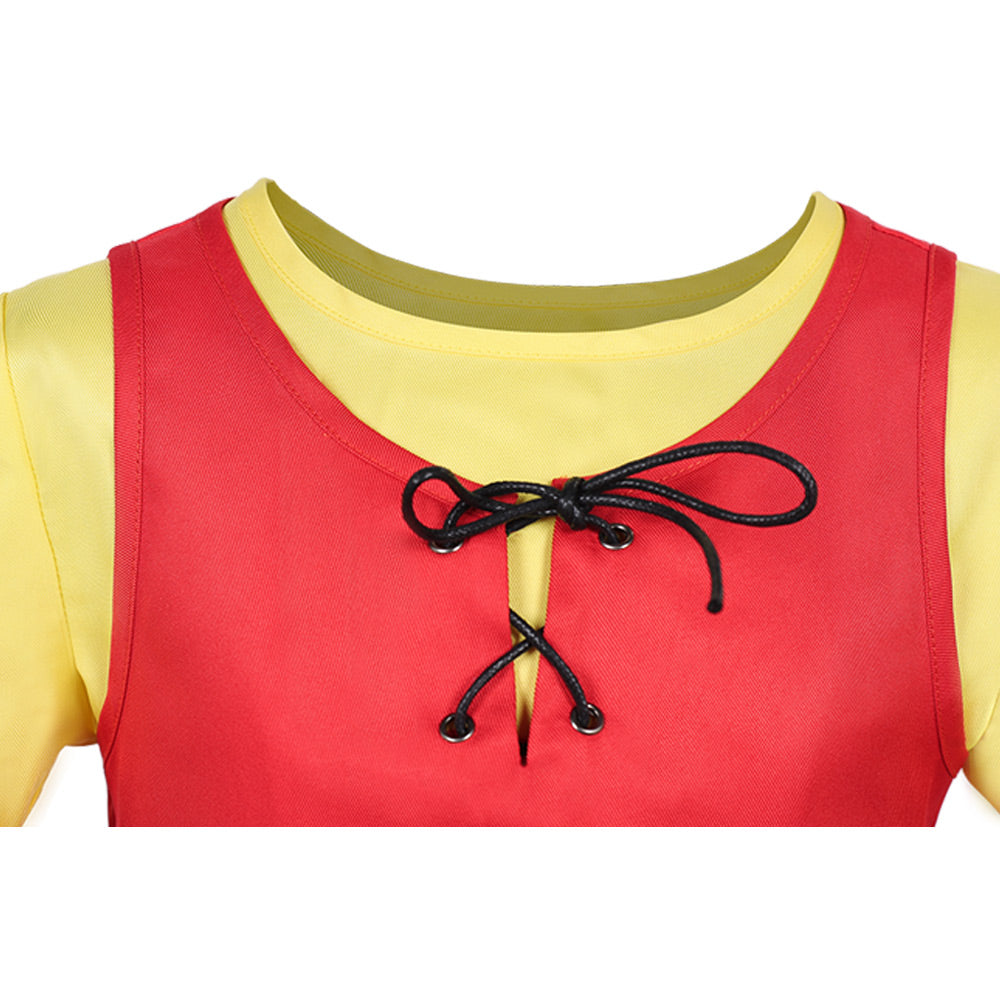Kinder Mädchen Kleid Die Legende vom Luchs Heidi Cosplay Kostüm Halloween Karneval Party Anzug Cosplay