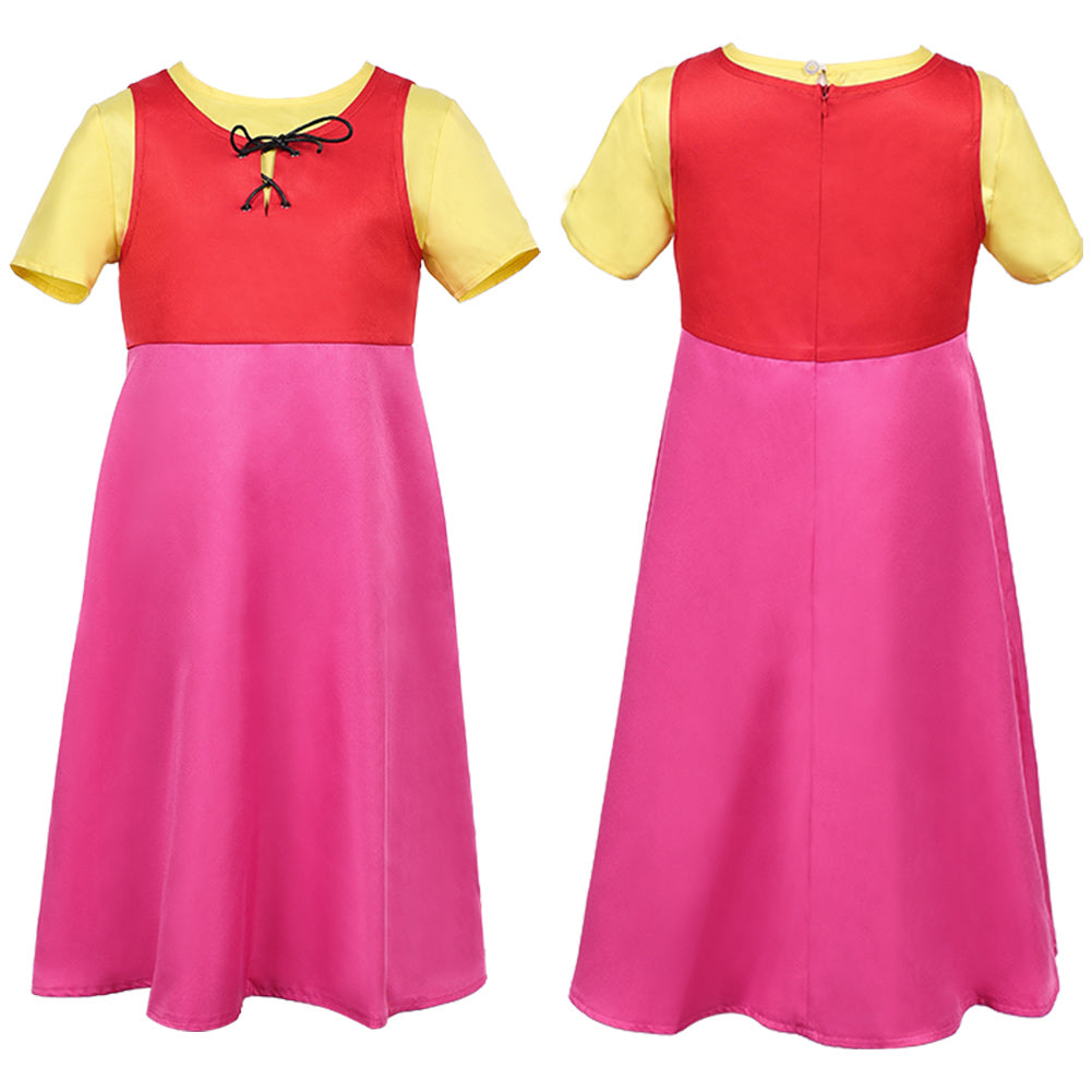 Kinder Mädchen Kleid Die Legende vom Luchs Heidi Cosplay Kostüm Halloween Karneval Party Anzug Cosplay