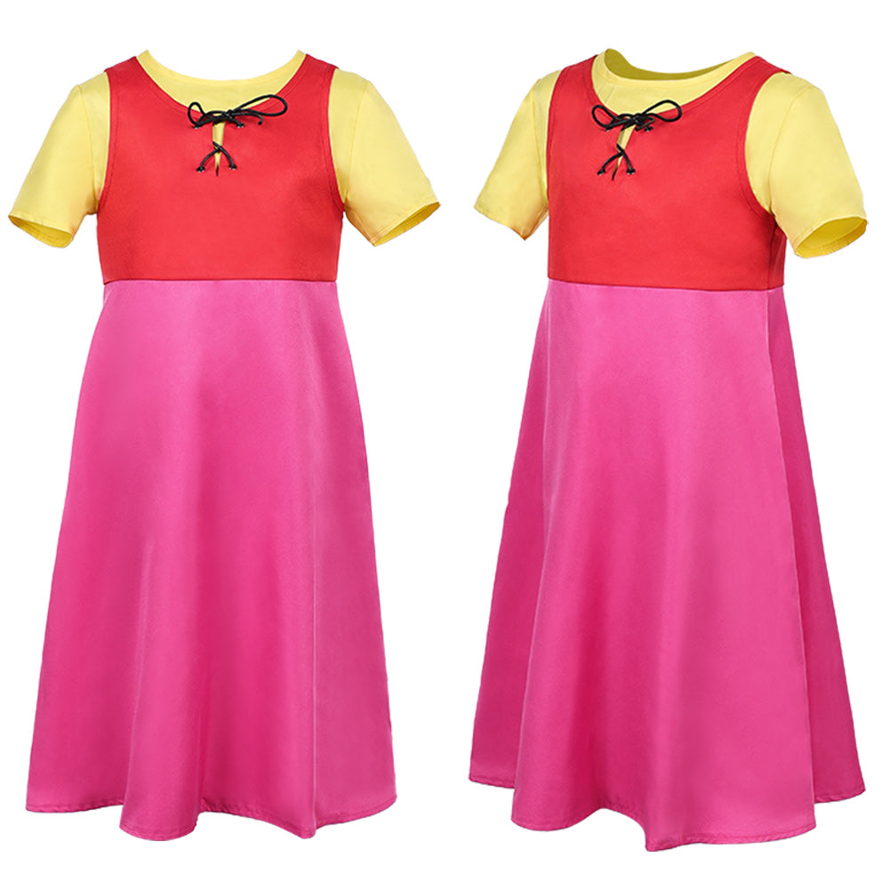 Kinder Mädchen Kleid Die Legende vom Luchs Heidi Cosplay Kostüm Halloween Karneval Party Anzug Cosplay