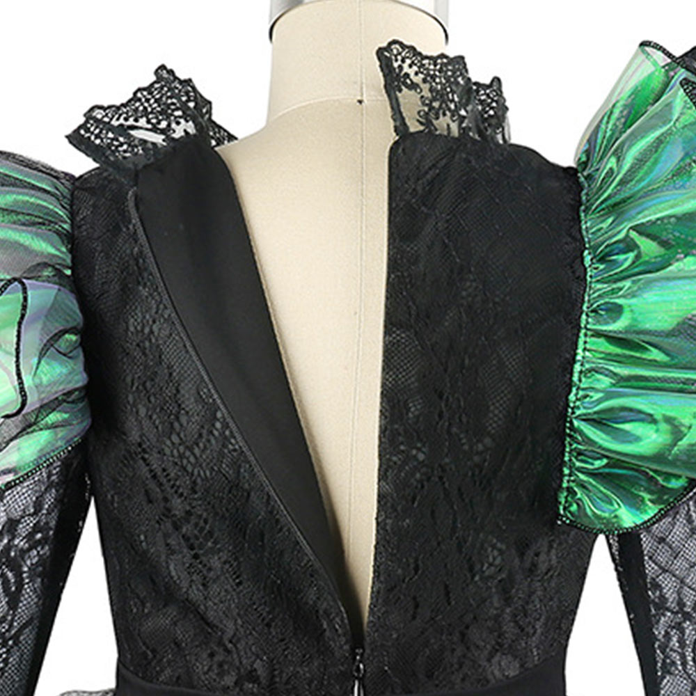 Kinder Mädchen Kleid Elphaba wiked Cosplay Kostüm Halloween Karneval Party Anzug