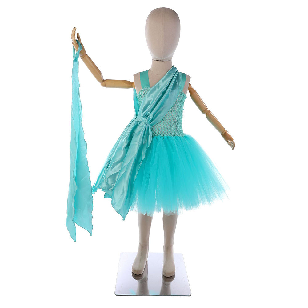 Kinder Mädchen Kleid Göttin der Freiheit Cosplay Kostüm Outfits Halloween Karneval Anzug  ﻿