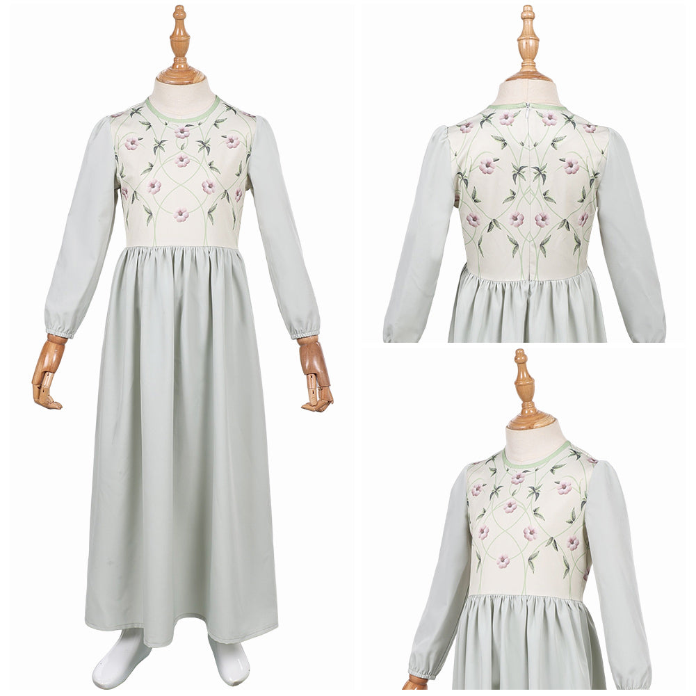 Kinder Mädchen Kleid Gritta von Rattenzuhausbeiuns Gritta Cosplay Kostüm Halloween Karneval Party Anzug