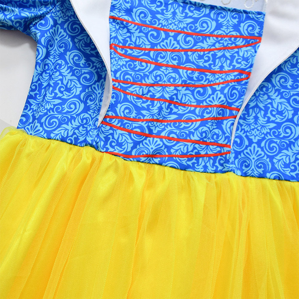 Kinder Mädchen Kleid Schneewittchen Cosplay Kostüm Outfits Halloween Karneval Anzug