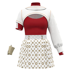 Kinder Mädchen Kleid Zombies 4 Nova Cosplay Kostüm Halloween Karneval Party Anzug