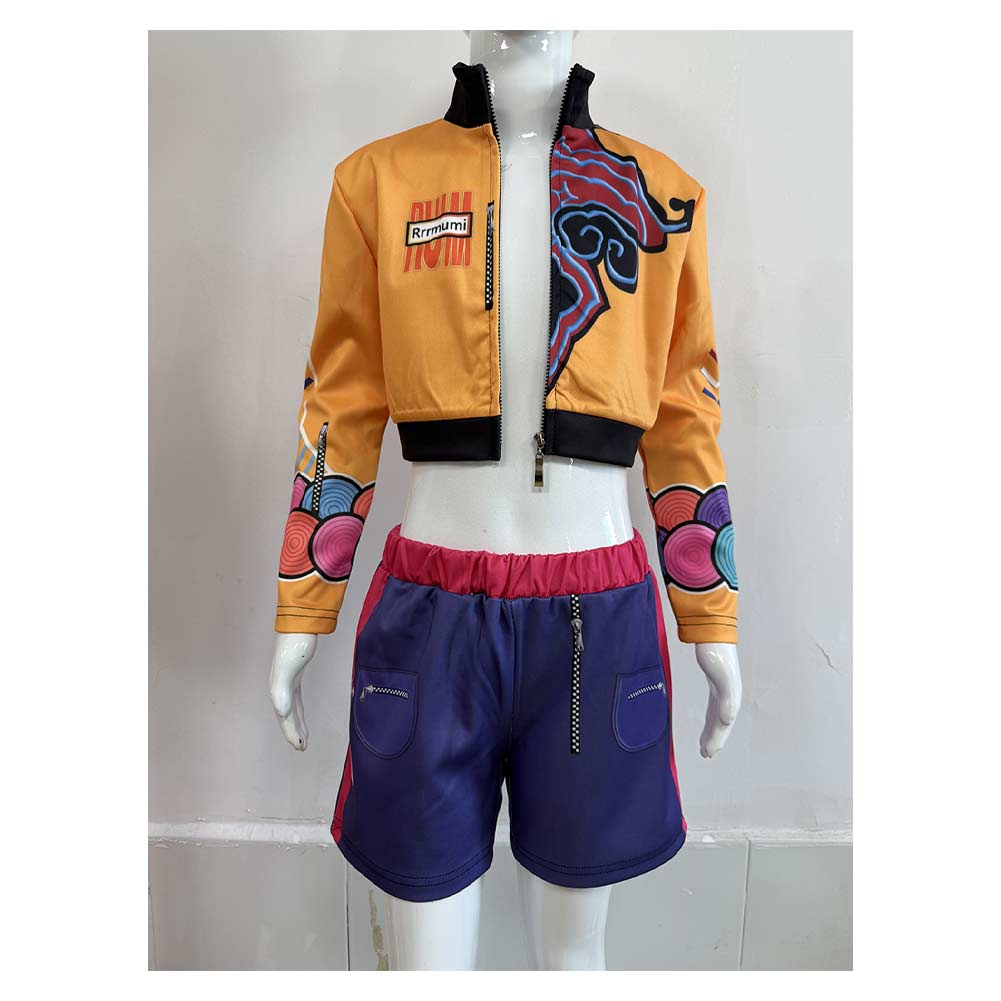 Kinder Mädchen Kpop Demon Hunters Cosplay Kostüm Halloween Karneval Party Anzug