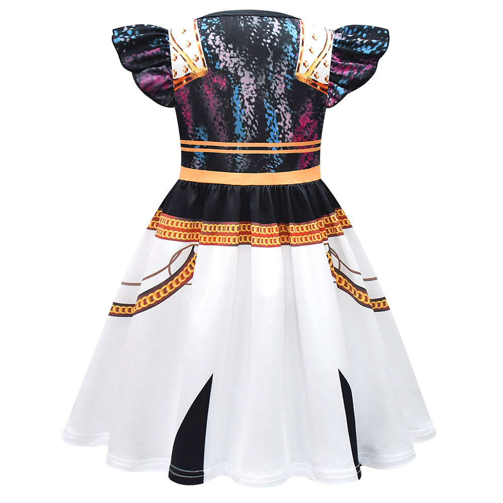 Kinder Mädchen Kpop Demon Hunters Mira Cosplay Kleid Tasch Halloween Karneval Party Anzug